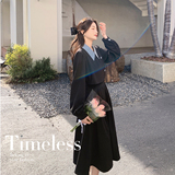 【春装新款】面料已下！法式黑色连衣裙205A-2311-P125控178，女装连衣裙，浙宝293