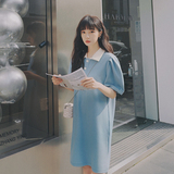 【现货】数据好夏日小清新泡泡袖POLO裙205A-1128-P85控138，女装连衣裙，浙宝293