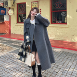 【新款】24冬韩系设计感廓型毛呢大衣293-211-P195控288，女装毛呢外套，浙宝293