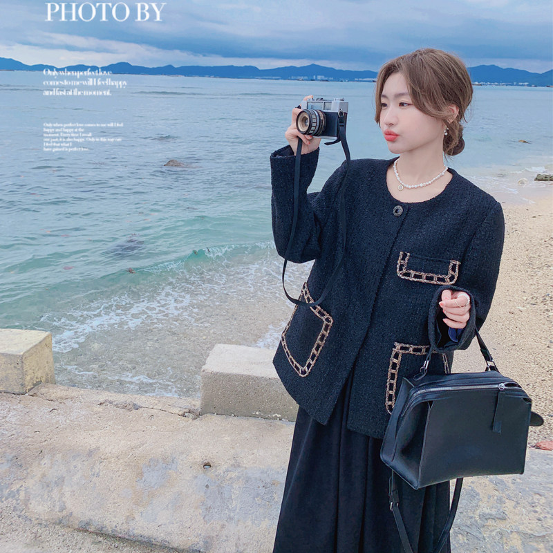 【新款】主推新款! 气质小香风外套  205A-8806-P130控18图片