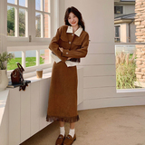 【春款现货】数据好！撞色流苏拼接套装裙293-2512-P185控248，女装套装/套裙，浙宝293