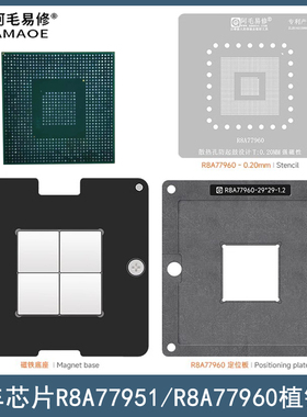 汽车芯片车机导航电脑板CPU钢网适用瑞萨R8A77951/R8A77960植锡台