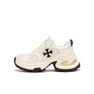 【sheii苏茵茵同款】7.5cm~十字花厚底休闲运动鞋女老爹鞋跑