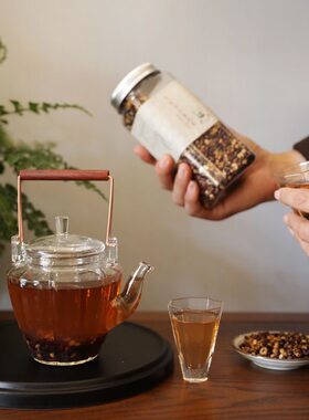 芡实赤豆薏米茶焦香味三蒸三晒一翻炒薏米