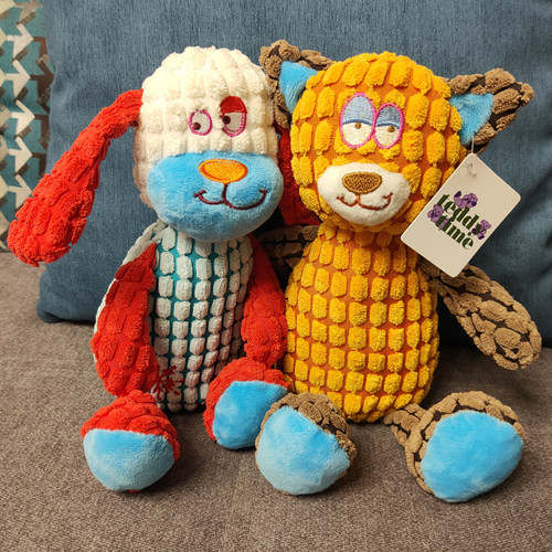 棉布小狗小狗棉布抱着睡觉玩偶