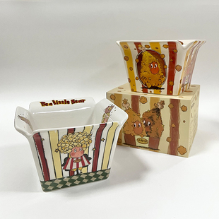 创意星星人联名泡面碗陶瓷可爱家用大容量卡通爆米花碗高颜值送礼