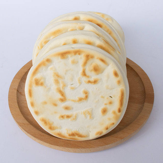 陕西特产白吉饼肉夹馍专用饼炸馍烤馍专用白吉馍里脊肉夹馍白饼