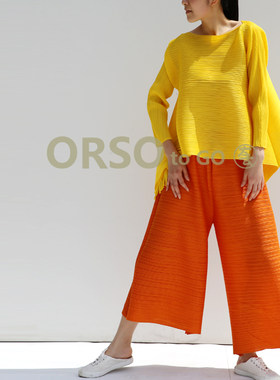 ORSOTOGObf风褶皱上衣大码