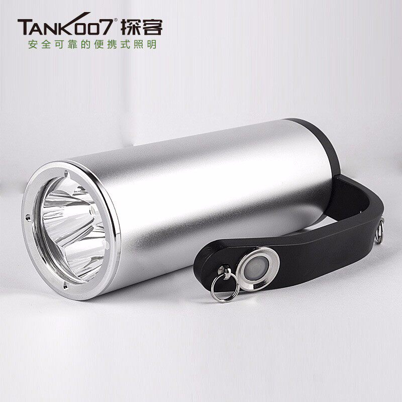 TANK 007探客防爆户外手电筒大功率探照灯三灯珠手提灯 TX52 V2.0