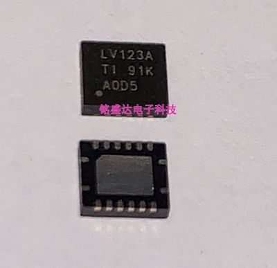 SN74LV123ARGYR 丝印LV123A QFN16 多谐振荡器芯片实物拍摄