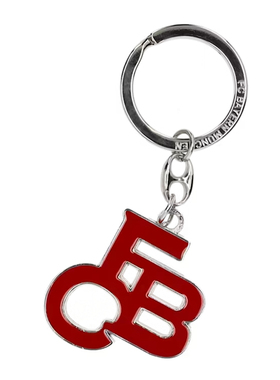 进口拜仁钥匙扣红色俱乐部缩写FCB吊坠官方正品53405品德居