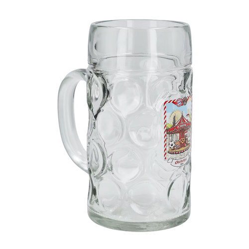 进口拜仁周边1L啤酒杯保拉纳联名啤酒节官方正品61688品德居