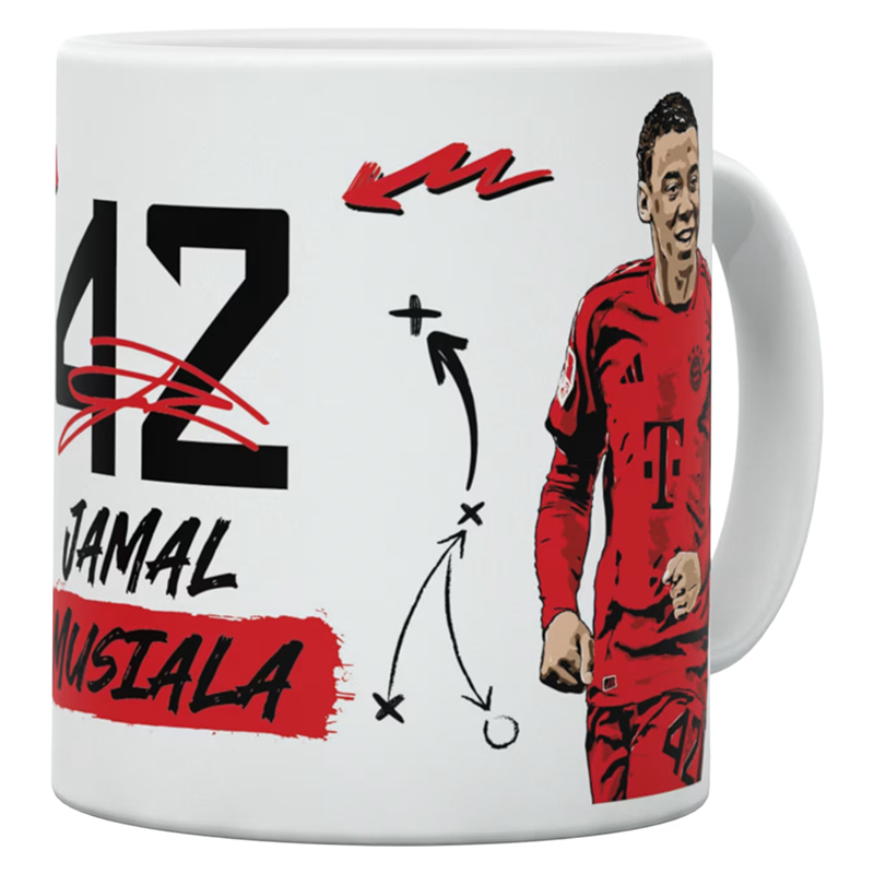 現貨拜仁白色2425穆西亞拉咖啡杯