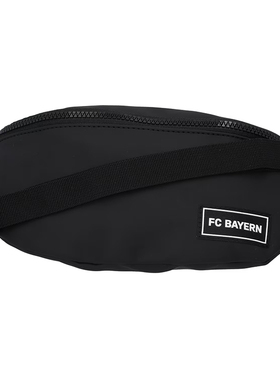 进口拜仁周边腰包胸包黑骑车跑步旅行手机包官方正品34944品德居