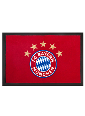 进口拜仁周边入户脚垫红色门厅内外地垫官方正品30054品德居