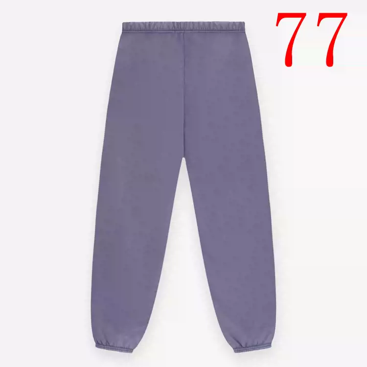ESS 24FW 字母印花长裤 绯光红 薰衣紫 玄青黑 常青绿 S-XL 6277#