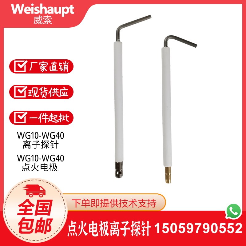 Weishaupt威索WG10/1-D/20/30/40N点火电极点火棒离子探针离子棒