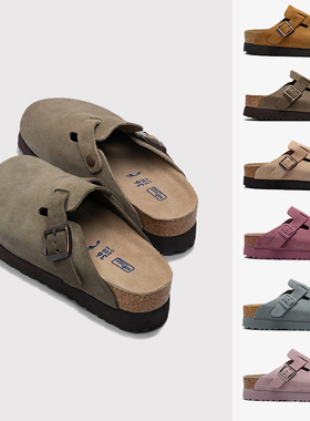 5厘米 勃肯鞋厚底增高真皮夏季女鞋凉鞋包头拖鞋博肯鞋半拖桑坡