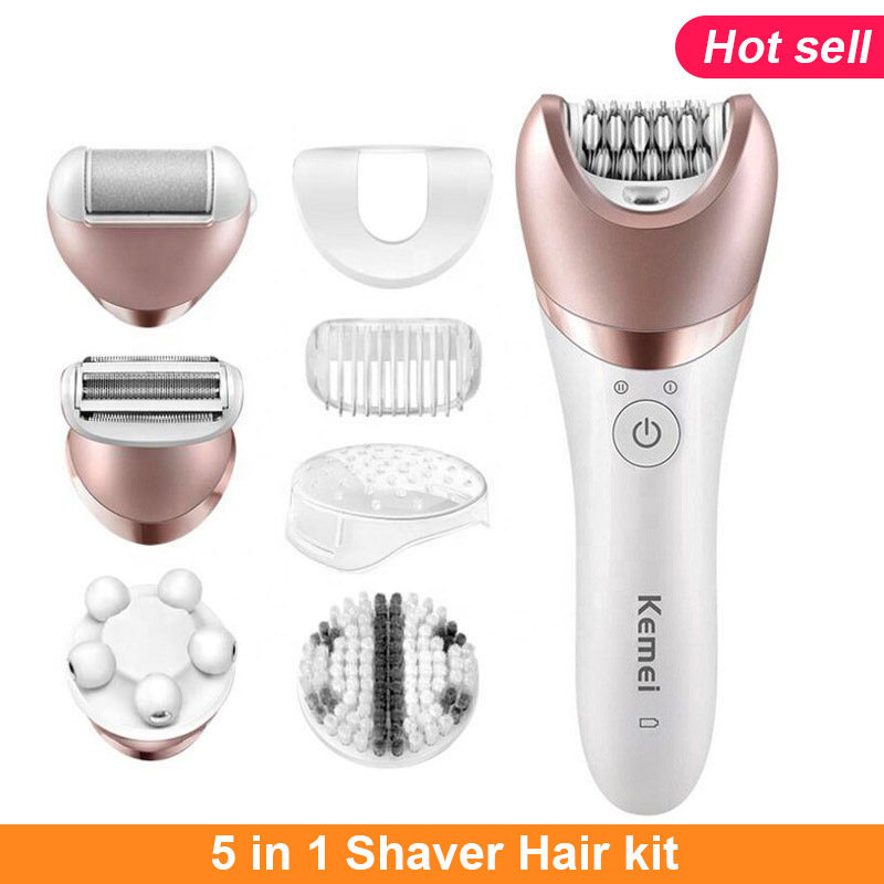 5 in 1 Women Epilator Shaver Hair Remover Facial Cleaner Kit在类目 个人护理/保健/按摩器材, 美体瘦身, 女士脱毛/剃毛器中 - 来自Buy2taobao.com提供专业的淘宝代购服务