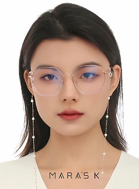 原创简约珍珠眼镜链钢链墨镜链挂脖女项链手链多功能链耳机链防丢