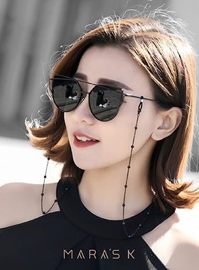 爆款钛钢眼镜链子挂脖女眼镜绳时尚太阳镜近视镜老花镜墨镜眼睛