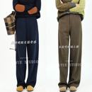 醋酸羊毛直筒阔腿裤冬季高腰显瘦百搭柔软休闲裤减龄显瘦女士长裤