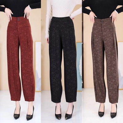 高腰时尚休闲宽松垂感灯笼裤