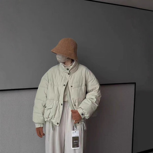 广州十三行品质货!韩系小个子立领羽绒服女2025冬季时尚洋气百搭