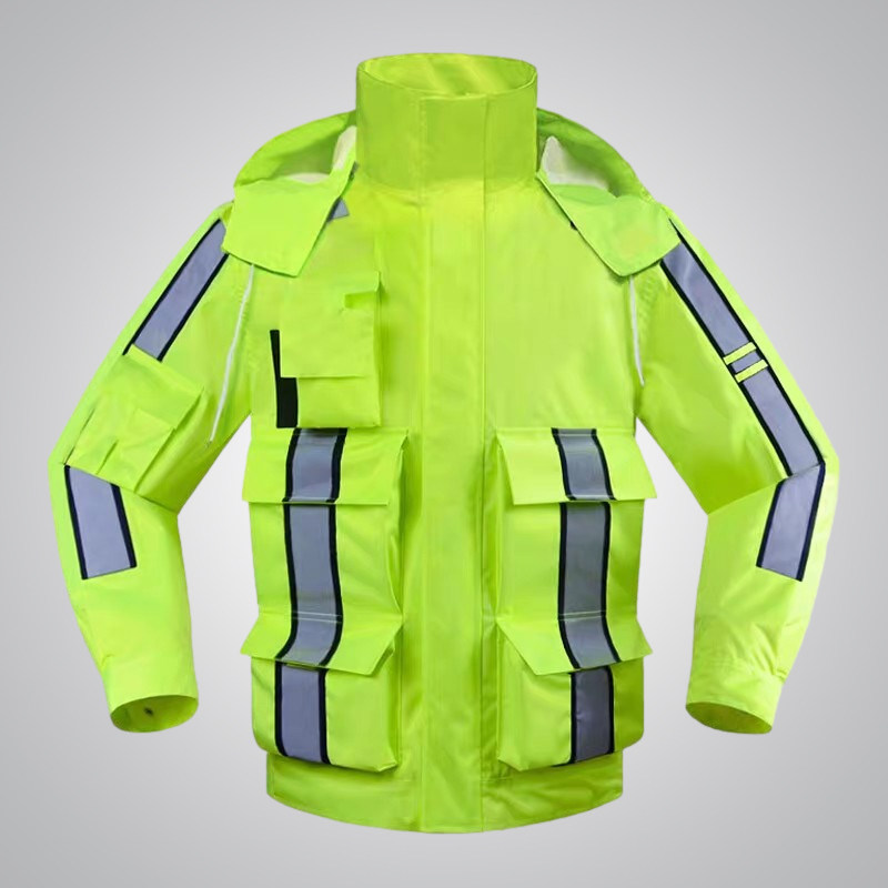 反光雨衣交通安全服新式骑行雨衣雨裤套装双层加厚防水男成人外套