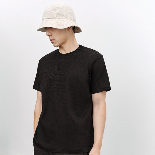 THE SMOOS 圆领针织短袖T恤 标准版型 24ss新品