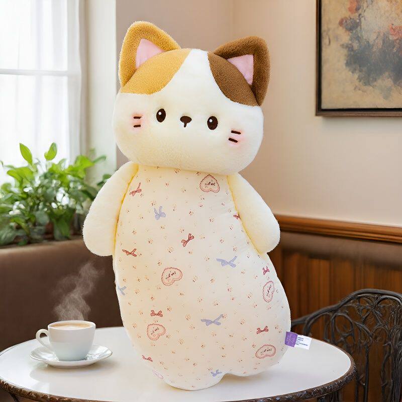 卡通猫咪兔子抱枕毛绒玩具小熊鸭子玩偶布娃娃儿童生日礼物男女孩
