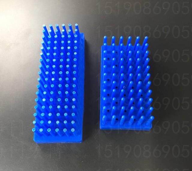 6*11 6*17可倒插玻璃片仪器化学试剂用沥水架塑料离心管