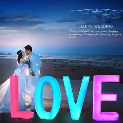 LOVE灯LED婚庆拱门场地布置