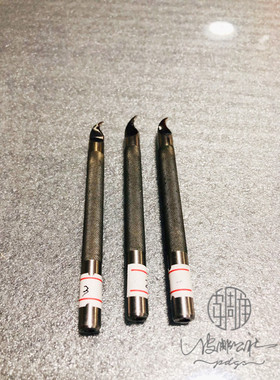 雕刻时光辛亮皮雕手磨挑边工具套装 3支