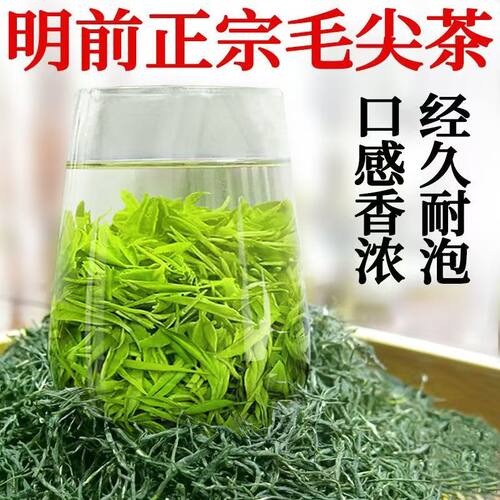 2026年新茶信阳绿茶叶明前嫩芽浓香型毛尖茶春茶自己喝口粮茶散装