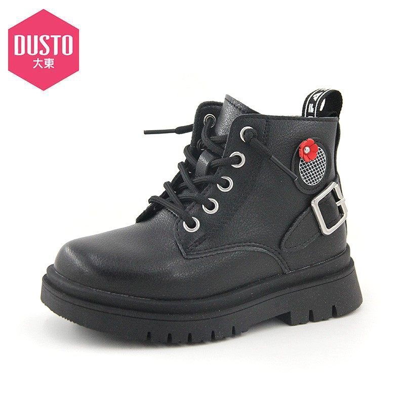 DUSTO大东21冬季新款圆头平底系带男女童皮靴中小童马丁靴21D1207,童鞋/婴儿鞋/亲子鞋,皮靴,淘宝优惠券,粉丝福利购,淘宝优惠卷