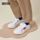 24春季 新款 休闲平底时尚 大东中童小白鞋 套脚男女运动童鞋 24C1416