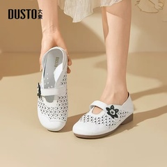 大东妈妈凉鞋2024夏季新款洞洞鞋软底平底舒适女鞋24X8002