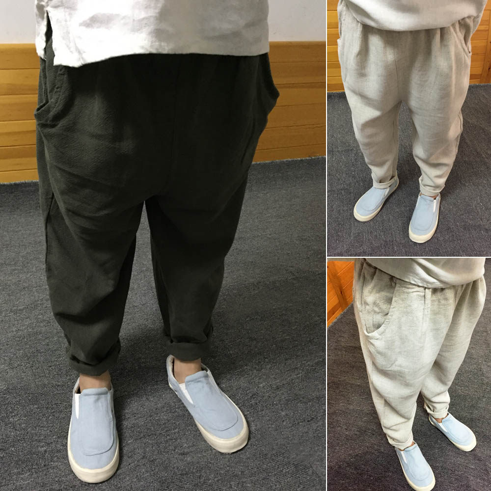 男童裤子薄款长裤宽松休闲 夏季儿童裤子男童秋装2-3-4-5-6-7岁潮