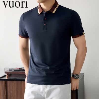 Vuori Strato短袖T恤男装夏季商务休闲户外冰丝透气翻领POLO衫男