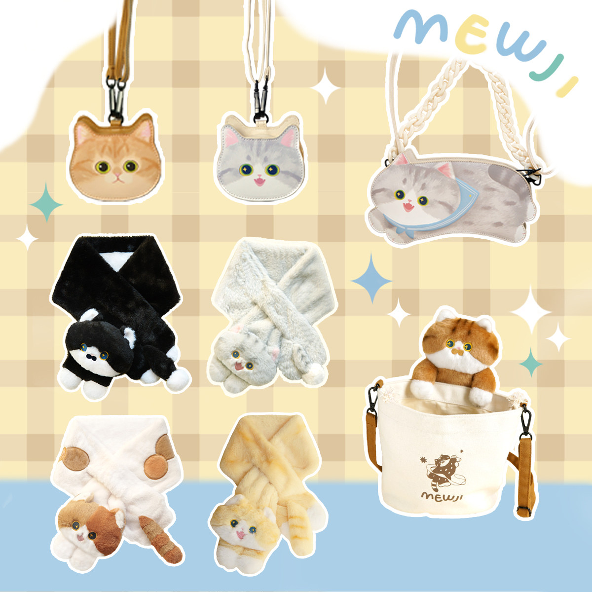 MEWJI女包可爱手机包日系斜挎包