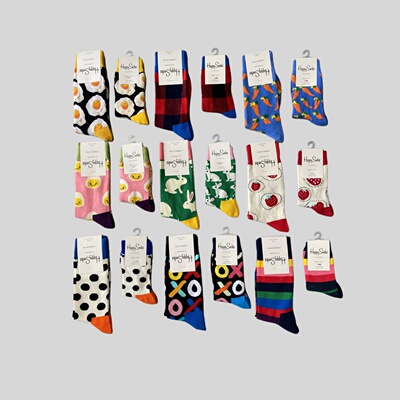 嗨皮亲子卡通四季妈妈宝宝同款袜