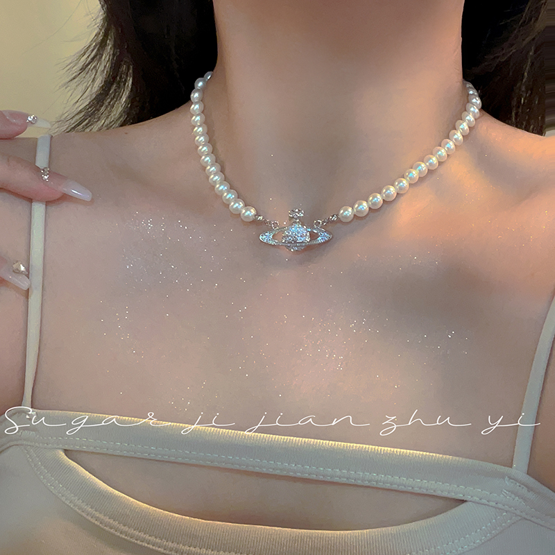 西太后土星珍珠项链女