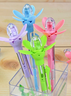 能开花的按动自动铅笔高颜值创意小清晰小学生幼儿园儿童可爱奖品
