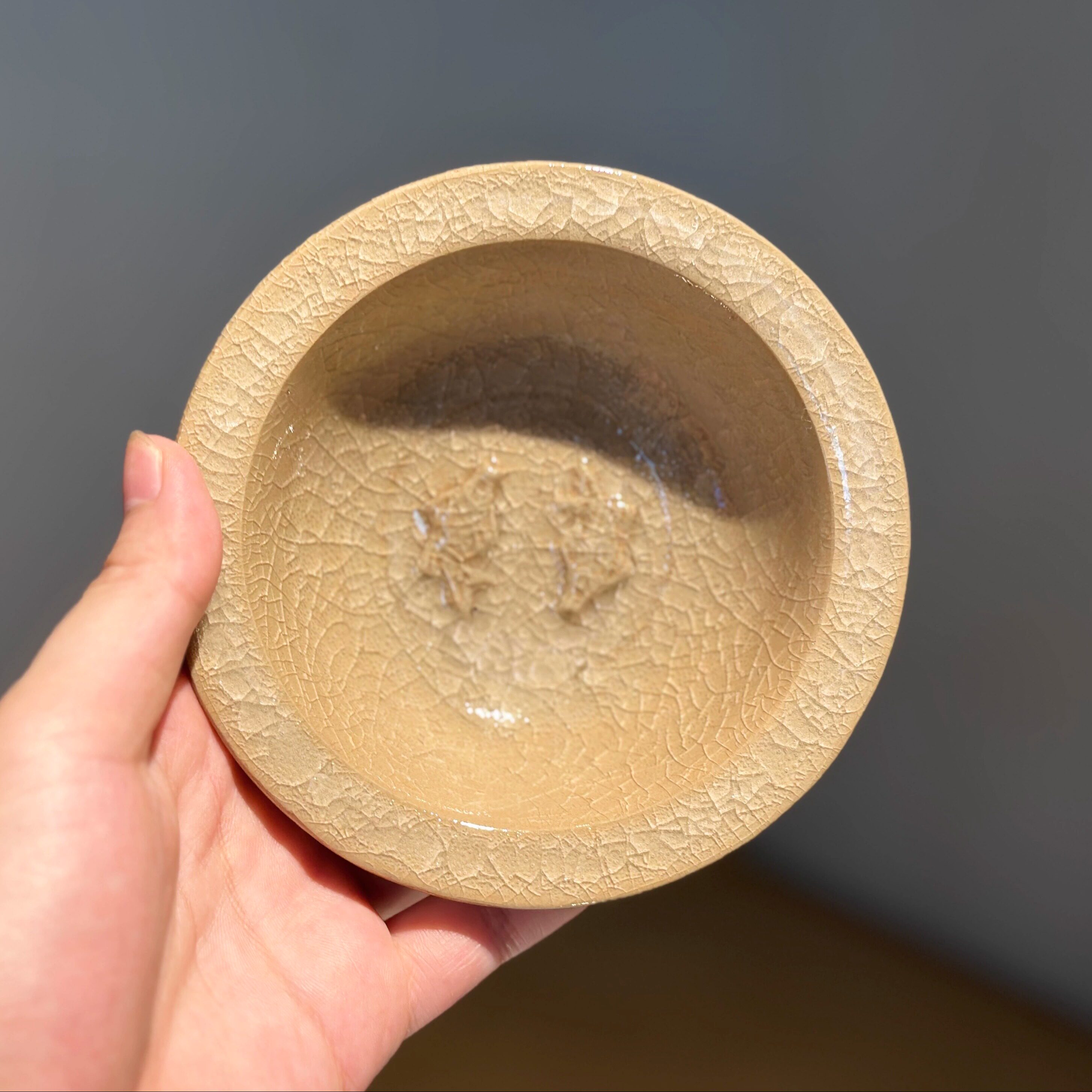 70年代仿宋龙泉青瓷文房笔洗 龙泉窑瓜棱双鱼盘 工夫茶道器壶承托