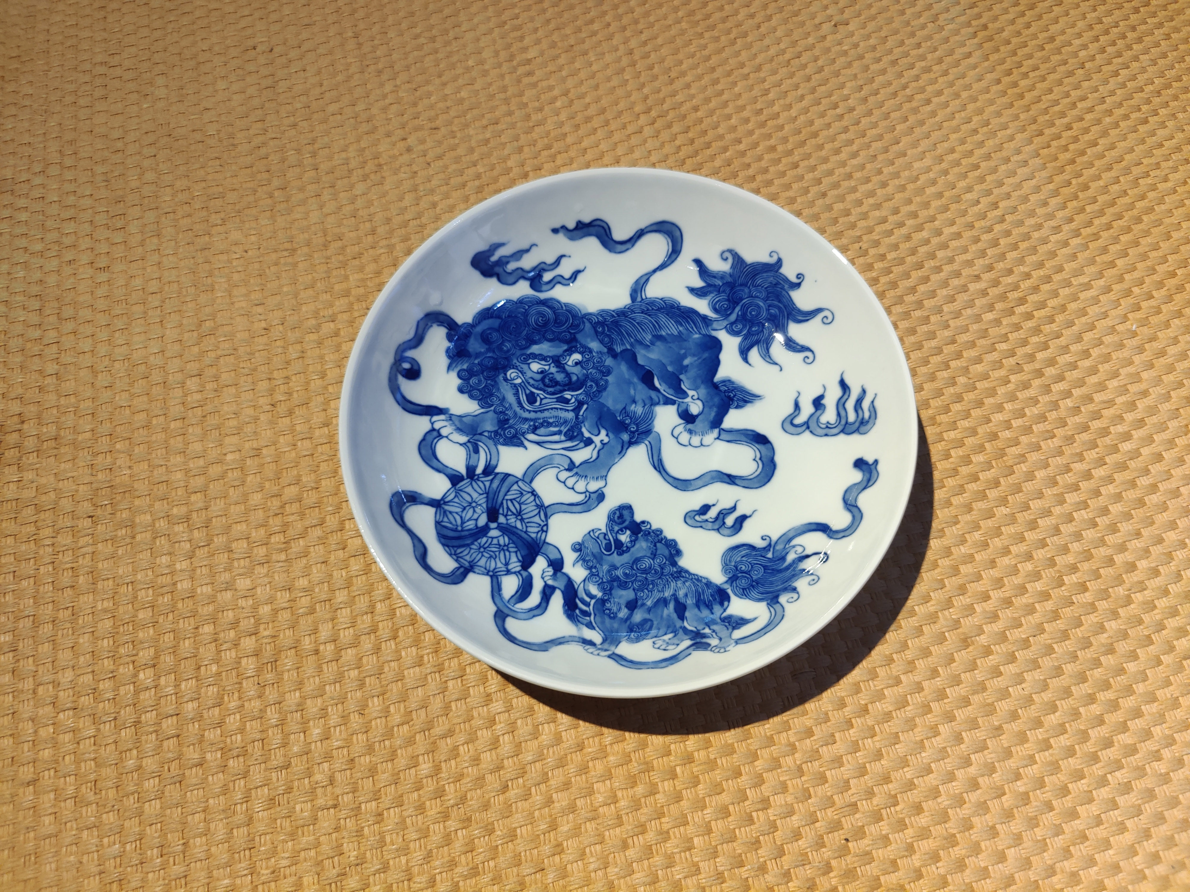 70年代出口外汇青花瓷赏盘