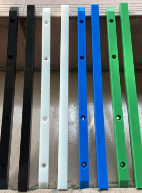 绿色耐磨尼龙条蓝色塑料长条PE高密度聚乙烯方条20mm30mm40mm50mm