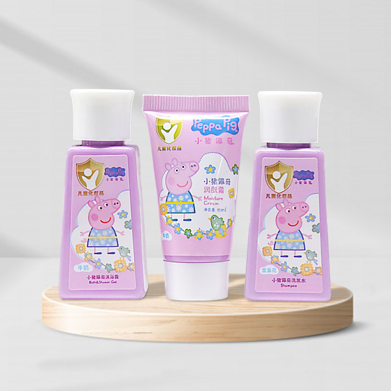 儿童沐浴洗发润肤洗护套装家庭旅行便携洗漱用品孩子泡泡呵护装