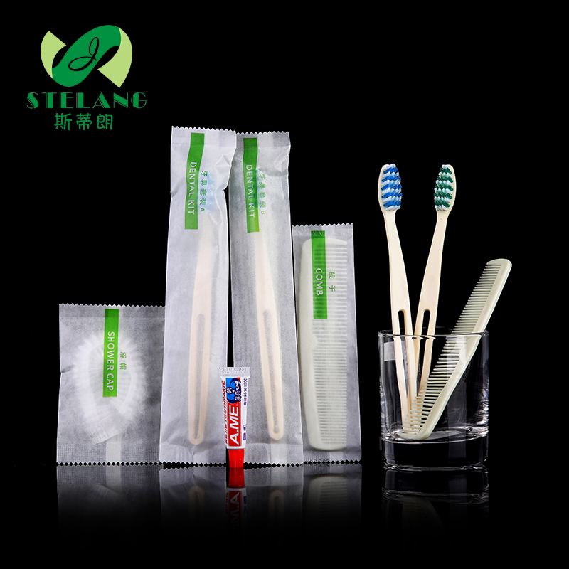 假日酒店一次性洗漱用品套装蜡纸包装 智选酒店客房用品牙刷牙膏