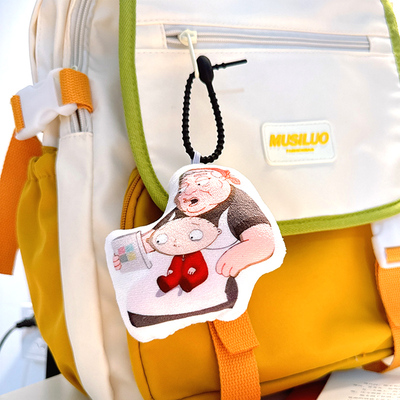 毛绒挂件填充饱满来图定制